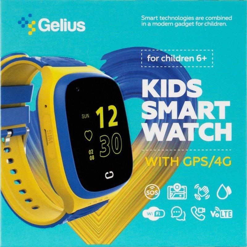 детские умные часы с GPS/4G Gelius GP-PK006 (IP67)